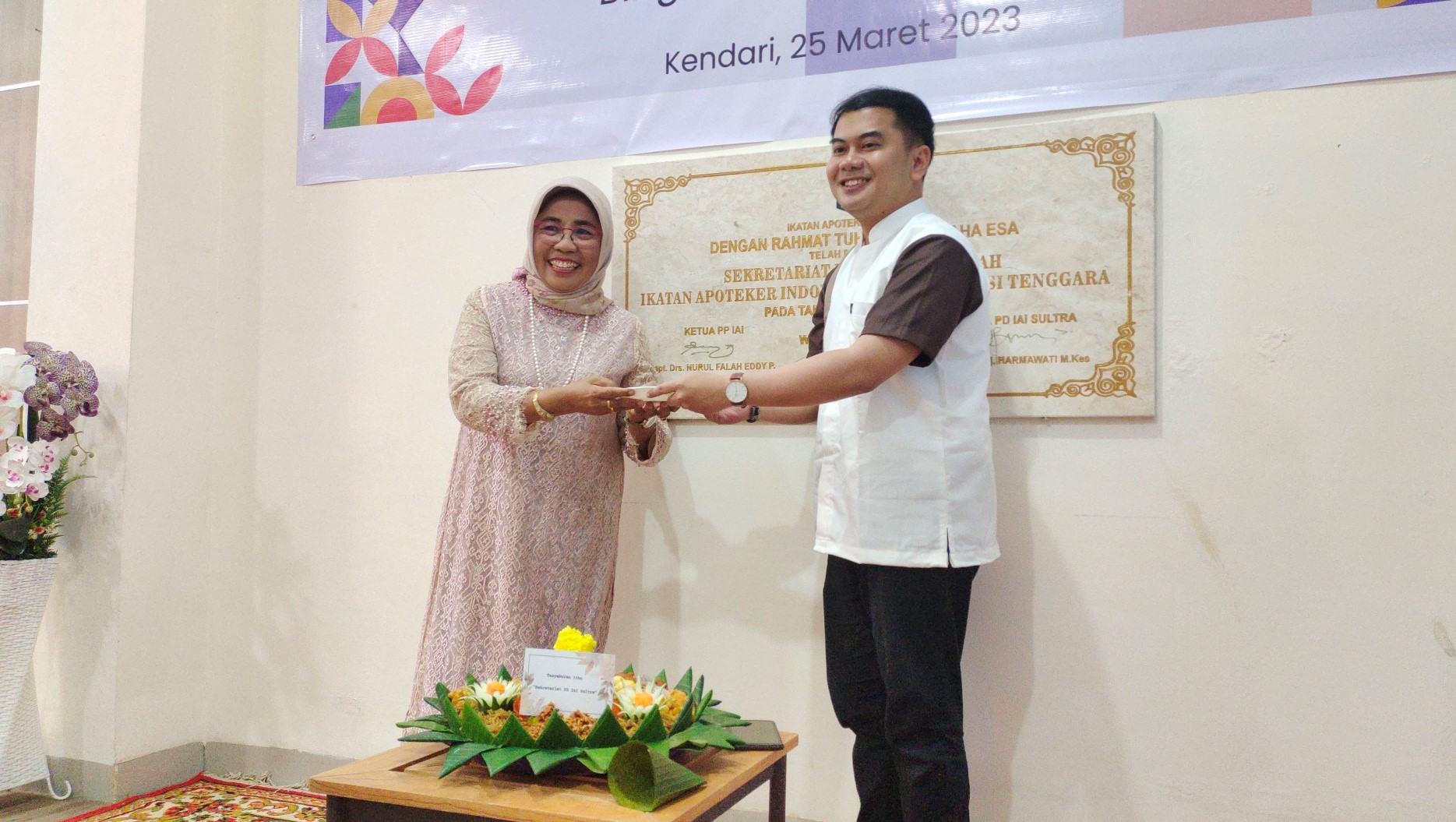 Tasyakuran Dan Buka Puasa Bersama Di Momentum 1 (Satu) Tahun Gedung Sekretariat PD IAI Sulawesi Tenggara